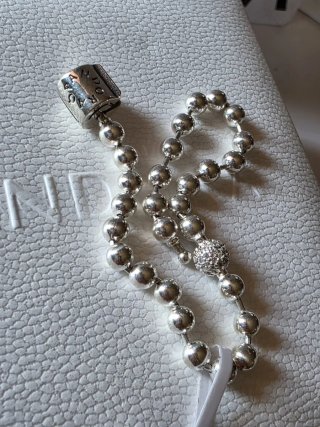 Pulsera Pandora Cuentas Plata 18cm