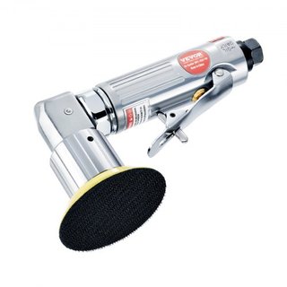 Mini Lijadora de Aire, Lijadora Orbital Aleatoria de 2.5/5.1/7.6 cm, Lijadora Neumática Mini de Alta Velocidad de 15000r/min para Trabajo de Carrocería, Kit de Lijadora de Aire de 58PCS con Esponj...