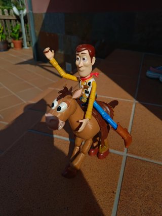 Woody y Bullseye de Toy Story