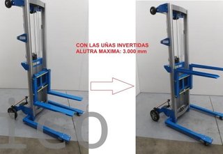 Apilador Manual Aluminio 5000 Kg - 2500 mm - 10505