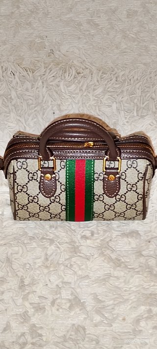 Bauletto piccolo Gucci marrone multicolore
