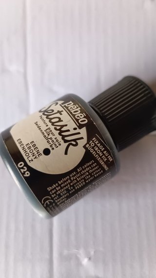 Pintura Seda Pébéo Setasilk Ébano 45ml