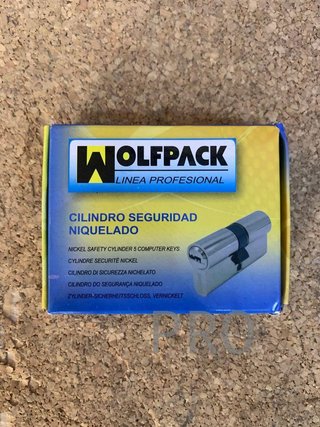 Cilindro Seguridad 30x30 mm Wolfpack