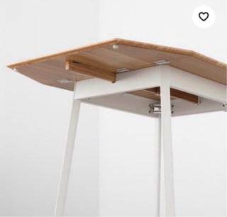 Mesa bambu extensible + 2 Sillas