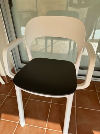 Mesa bambu extensible + 2 Sillas