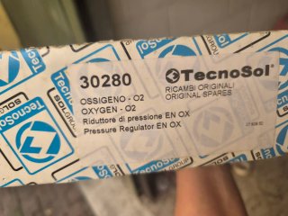 TecnoSol 30280 Riduttore Pressione Ossigeno