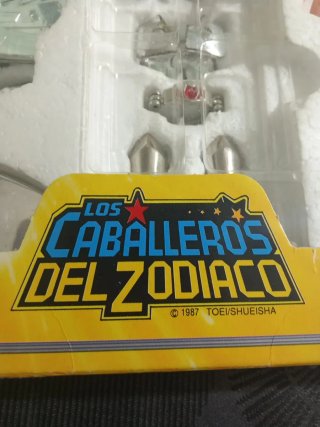 Figura Vintage Caballeros Zodiaco Cisne Bronce