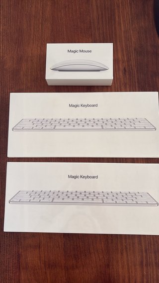 Apple Magic Keyboard y Mouse - Nuevos