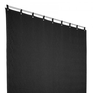 Manta de Aislamiento Acústico, 243.8 x 203.2 cm, Manta Acústica Extra Grande con Ojetes para Estudio, Bloqueador de Luz para Puerta, Manta de Bloqueo de Ruido Acústico, Hoja de Absorción de Sonido...