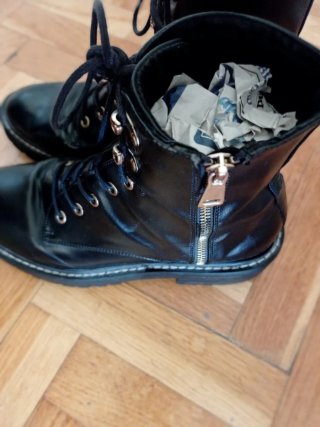 Botas Stradivarius negras