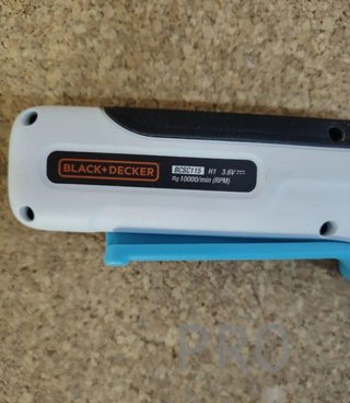 Tijeras 3,6v, Gatillo extralargo, Black and decker