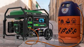 Generador Dual Propano - Gasolina NATURA 5500W - 230V