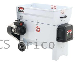 Despalilladora Chapa de Uva con Bomba - 2 HP - 2000 kg/h - 87x50 cm - Grifo
