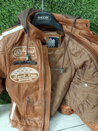 Chaqueta de moto de mujer cuero talla S - Urban