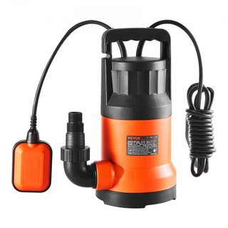Bomba de Agua Sumergible Bomba de Sump 400W 2510 GPH/9506 LPH 26 ft/7.9 m de Altura