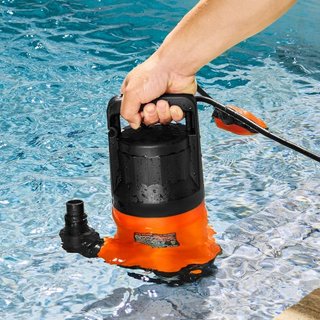 Bomba de Agua Sumergible Bomba de Sump 400W 2510 GPH/9506 LPH 26 ft/7.9 m de Altura