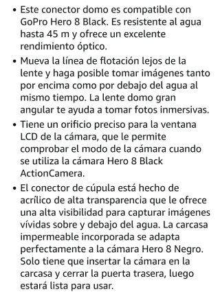 Porta Dome GoPro Hero8