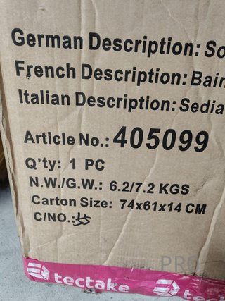 Lettino da giardino CHLOÉ
