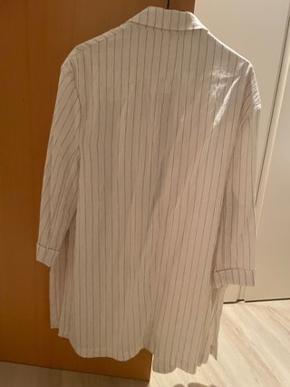 Blazer Stradivarius Rayas Blanco Talla Única