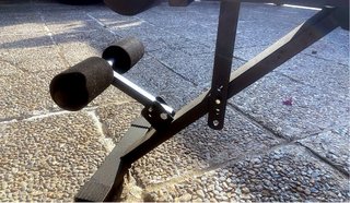 Banco de pesas y mancuernas gimnasio