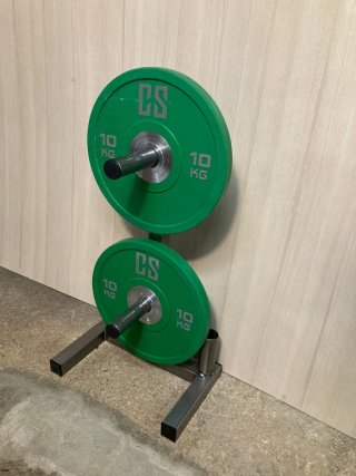 Soporte para Discos Olimpicos de 50 mm Bumper