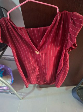 Traje de pantalón rojo