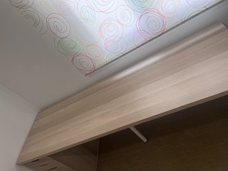 Escritorio madera 200x60cm con cajonera