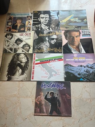 Lote Vinilos Varios Artistas y Géneros.Precio unid