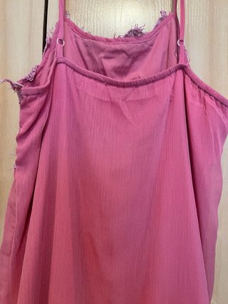 Vestido Pedro del Hierro Seda y Encaje Rosa