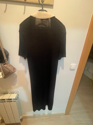 Vestido Lola Casademunt Negro y Beige
