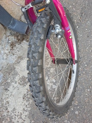 Bicicleta infantil morada