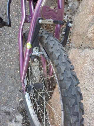 Bicicleta infantil morada
