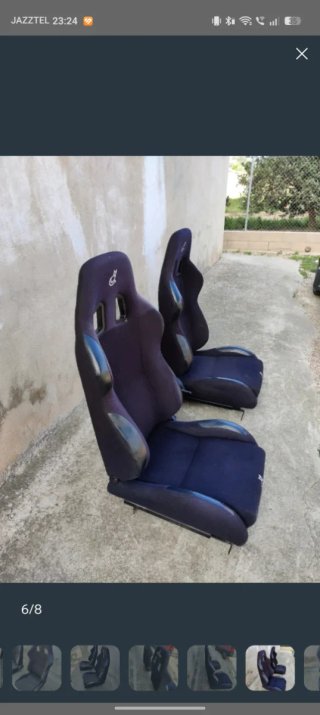 Asientos tipo Baquet Racerland