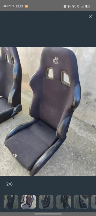 Asientos tipo Baquet Racerland