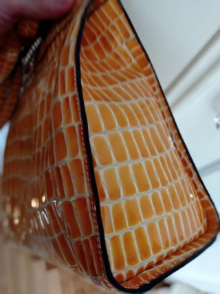 Borsa Balenciaga Gialla in Effetto Coccodrillo