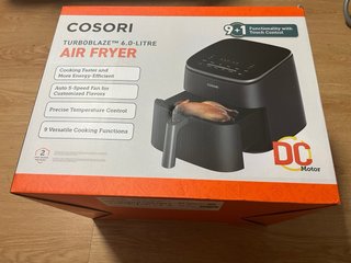 Freidora Aire Cosori Turboblaze 6L
