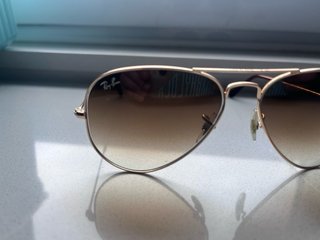 Gafas de sol Ray-Ban Aviator Marrones y Doradas