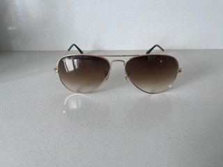 Gafas de sol Ray-Ban Aviator Marrones y Doradas