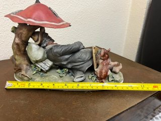 Figura porcelana Capodimonte Ditta Ronchi