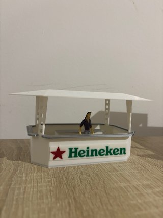Mini Bar Cerveja Heineken 1:32