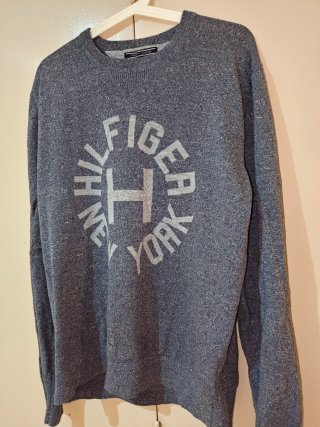 Maglione Tommy Hilfiger Uomo Blu/Grigio