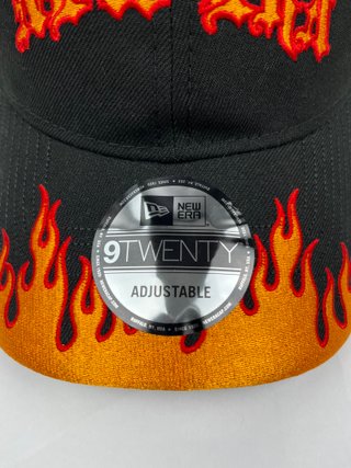 Cappello New Era Fiamme Nero Arancio