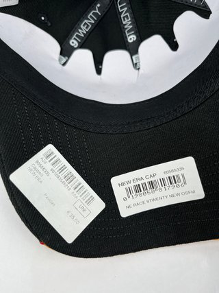 Cappello New Era Fiamme Nero Arancio