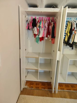 2 Armarios infantiles Brimnes Ikea