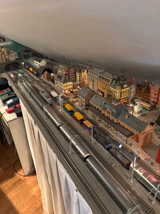 Formidable Maqueta TRENES electricos