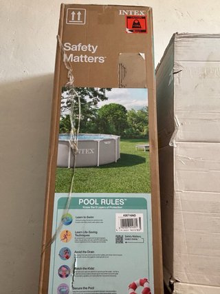 Piscina Desmontable Intex Gris D366x99cm