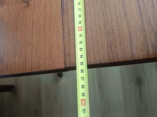 Mesa Madera Maciza Cerezo Ø96 (extensible Ø163)