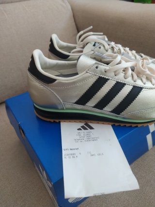 Zapatillas Adidas SL72 Talla 391/3 Plata/Negro