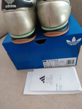 Zapatillas Adidas SL72 Talla 391/3 Plata/Negro