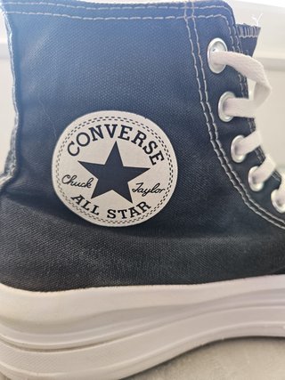 Converse plataforma negras